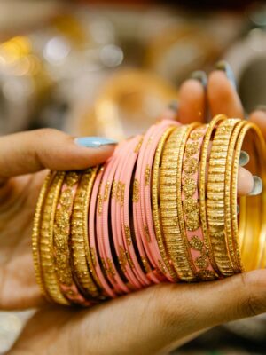 Person Holding Bracelet